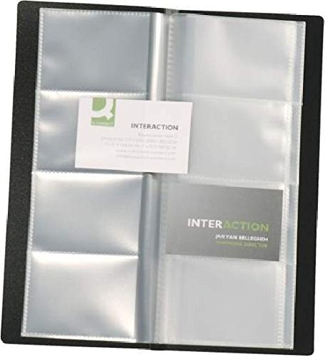 Visitenkartenbuch schwarz CONNECT KF03663