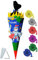 alles-meine.de GmbH BASTELSET Schultüte - Ritter mit Drache & Ritterburg - 85 cm - incl. Schleife + Name - mit/ohne Kunststoff Spitze - Zuckertüte - Set zum selber Basteln ..