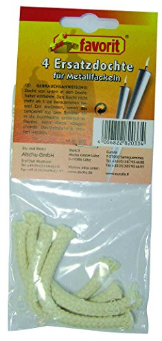 favorit 2033 Dochte für Metallfackeln 4er
