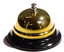 Unbekannt Tischglocke Hotelklingel Rezeptionsglocke Empfangsklingel