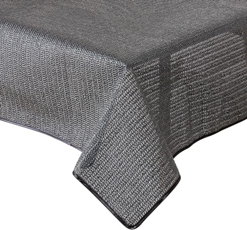 Gartentischdecke Tischdecke Weichschaummaterial rutschfest wetterfest 6 Farben (Grau, 160cm rund)