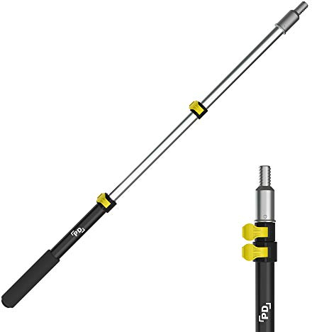 Precision Defined Teleskopstange – Teleskopstiel – 43 bis 97 cm stufenlos einstellbar – Teleskopstange aus Aluminium - Maler Teleskopstange mit 20 mm Gewinde – Teleskopstab – Teleskopstange Maler