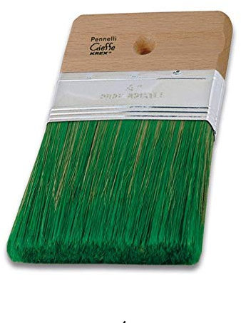 Pennello Spalter In Fibra Sintetica Krex® Verde Per Pitture Decorative Magic Paint Sabbia Riflessi Pear&Gold Velature Colorificio Mazza