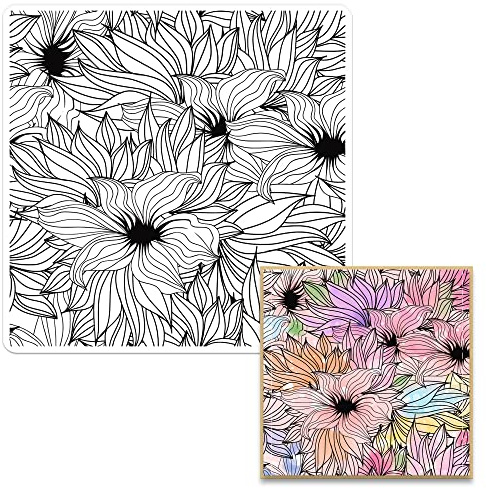 Bloom Flowers Background Clear Stamps for Card Making Decorative Plants Background Transparent Silicone Stamps for DIY Scrapbooking Supplies Embossing Paper Gift Card Album Decoration Craft