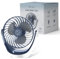 CUQOO USB Desk Fan – 360° Rotatable USB Powered Portable Small Desktop Fan with 3 Speeds, Powerful, Lightweight & Compact Cooling for Home, Office, Bedroom, Travel & Camping Essentials