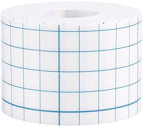 BuyWeek Medizinisches Klebeband, Medizinischer Fixierverband Atmungsaktives Nicht Gewebtes Weißes Fixierband zum Befestigen von Pflasterarten (5cm x 10m)