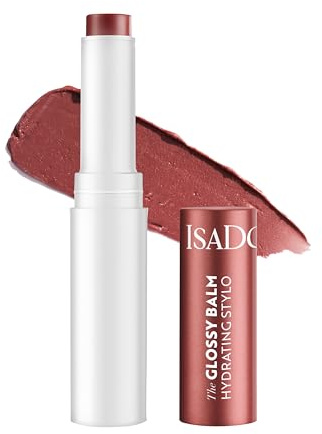 Isadora Lippenbalsam - natürliche Lippenpflege mit Farbe und Glanz - Lippenpflegestift Schützt und Pflegt - Tinted Lip Balm - Lippenpflege trockene Lippen - Lip Repair & Care – Rosewood 44