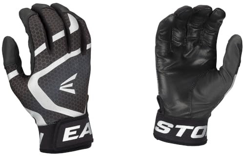 Easton MAV GT Baseball-Schlaghandschuhe | Schwarz/Schwarz | Jugend L
