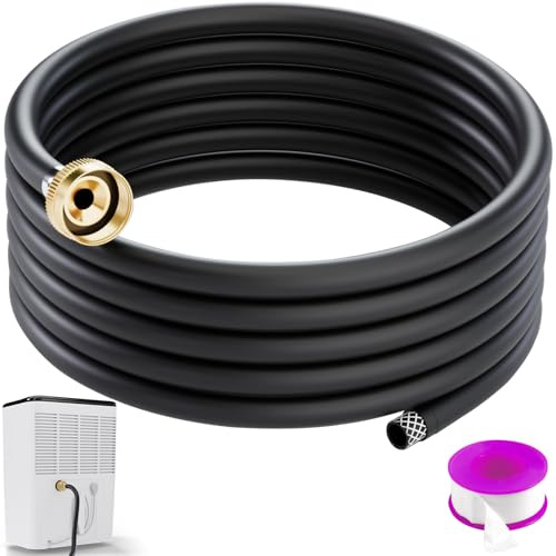30FT Leakproof Dehumidifier Drain Hose with 3/4 FHT Rustproof Connector