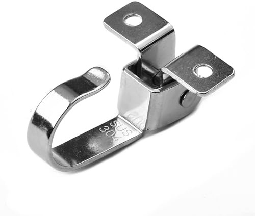 Gdfnmogo Crochet de plafond robuste pour intérieur et extérieur, support de suspension en acier inoxydable pour balançoires de porche, anneaux de yoga, chaises, hamacs, garage, charge de 2 268 kg