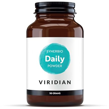 Viridian - Synerbio Daily Powder - 50g | 3 Billion Friendly Bacteria with FS2-60, Full Spectrum Prebiotic & Plant-Derived Inulin | Gentle Formulation | Nutritionist Formulated