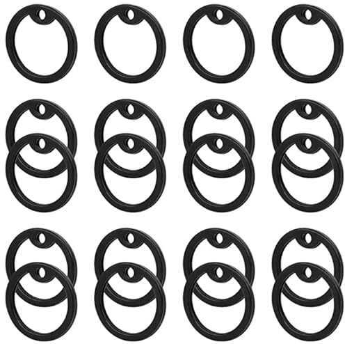 Jubaopen 20 Stück Silikon Hundemarke Military Hund ID Schalldämpfer dog Hundemarke Schalldämpfer Schalldämpfer Ring militärische Hundemarke Schalldämpfer