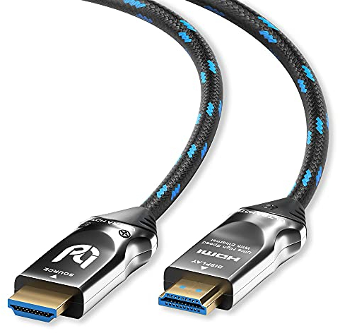 Ultra HDTV 8K HDMI-Kabel - 25m, Glasfaser, Ultra High Speed HDMI 2.1 (48 Gbps), 8K@60Hz & 4K@120Hz - integrierter Chip