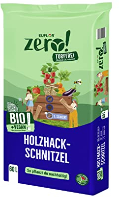 Euflor Bodenschutz Zero! Bio Holzhackschnitzel 60 Liter