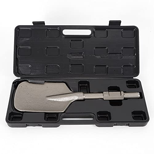 Cincel para azulejos, cincel ancho para azulejos, pala, martillo de demolición, pala de arcilla para quitar azulejos para martillo perforador, cincel ancho para objetos metálicos como barras de acero,