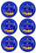 BRIT BISCUITS BUTTER COOKIES SELECTION BOX (6x140g) - Danish Butter Cookies, Danish Biscuit Cookies | Airtight Biscuit Tin | Danish Butter Biscuits in Biscuits Tin | Butter Biscuits Selection
