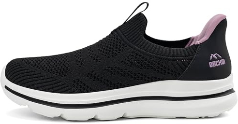 ODCKOI Slip in Chaussures Femmes Slip on Baskets sans Lacets Chaussures de Sport légères Respirantes Confortables Chaussures à Enfiler Chaussures de Sport Fitness-HEIBAI-39