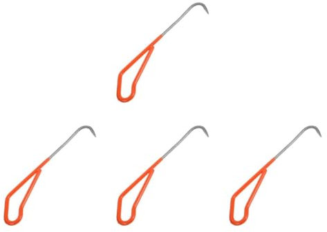 Yardwe 4 Stück Hand-Jäter-Werkzeug Felsenschaufel Bodenfeuchtigkeitsmesser Gras Gartengeräte Meter gartenwerkzeuge rasselei manueller Unkrautstecher Anfängerhand Wieder Rostfreier Stahl