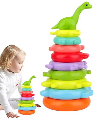 Jeu d'empilage pour enfants - Jeu d'empilage pour enfants - Équilibre coloré - Jeu d'empilage - Jouet éducatif pour la maternelle, l'école, la chambre d'enfant, les voyages, jouet de motricité