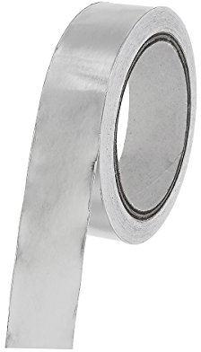 C-FUNN Chrome 3Cm X 20M Film Ruban Adhésif en Aluminium Feuille Ruban Adhésif Bande Rouleau