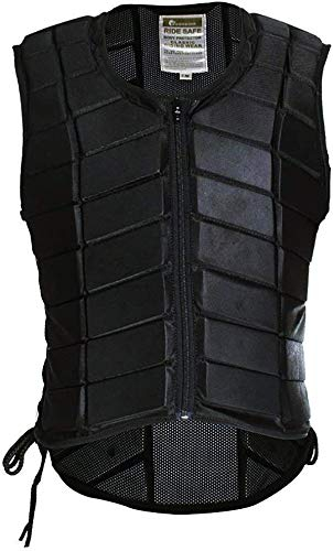 Sport Tent-Professionelle Sicherheitsweste Reitweste Eva Gepolsterte Schutzweste Reiten Weste Reitensport Körperschutz für Kinder/Erwachsene XL(Höhe: 180-190cm)