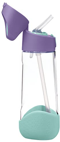 b.box TritanTM Wasser und Trinkflasche Kinder | Griffige Trinkflasche Kinder Auslaufsicher | Ideal Nach Strohhalm-Trinklernbecher | 600 ml