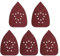 50 pcs Mouse Sander Paper,12 Holes Sander Sheets Hook and Loop Sandpaper Assorted 60/80/120/180/ 220 Grits, Mouse Sanding Pads for Black and Decker Detail Palm Sander