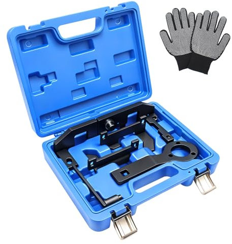 LIDOUYA 5 attrezzi per cinghie dentate del motore, strumento di regolazione del motore, compatibile con Citroen C1 C3 C4, per Peugeot 2008 408 308S, per Toyota 1,0 1,2 EB0(ZMZ) EB2(HMZ)