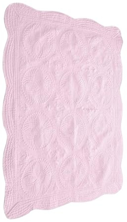 Genérico Manta Bebé,Manta de Cuna Algodón con Relieve - Edredón Transpirable, Colchoneta Plegable para Guardería Exterior Hogar