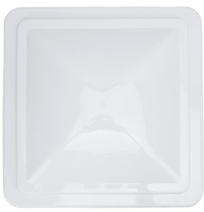 Dioche 15in Motorhome Roof RV Roof Vent Cover Replacement 14in Lid Dome Cover for Trailer Motorhome - Premium Odorless Air Protection, & Heat Blocking, Easy Installation
