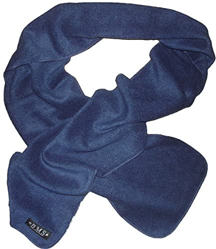 BMS Fleece Schal, Marine, Größe 160 X 20 Cm