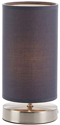 Brilliant Clarie Tischleuchte eisen/grau 13247/22, 12 x 12 x 25.5 cm