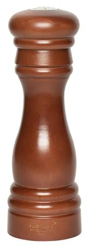 Fletchers' Mill Federal Salt Shaker, Walnut Stain - 6 Inch, Adjustable Coarseness Fine to Coarse, Made in U.S.A.