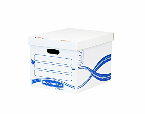 Bankers Box 4460801 Standard Archivbox, 100% recycelt, 10-er Pack