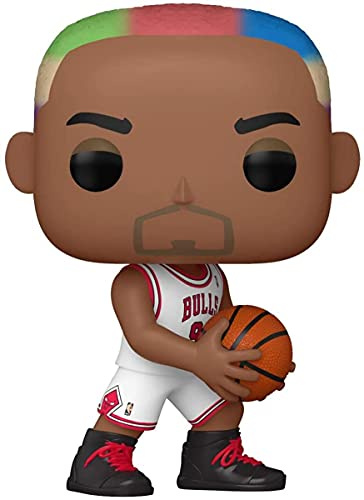 Funko POP! NBA: Legends - Dennis Rodman - (Bulls Home) Vinyl - Samlingsbar vinylfigur - Presentidé - Officiell Merchandise - Leksaker för Barn & Vuxna - Sportfans - Modellfigur för samlare