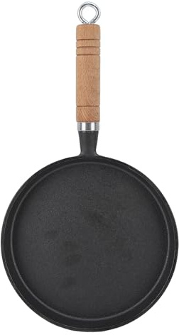 Jenngaoo Pre-Seasoned Cast Iron Skillet, Frying Pan Non-Stick Cast Iron Pan Oven Safe Grill Cookware Skillet StoveTop, Grill Pan for Indoor & Outdoor Use(8inch-20cm)