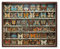 A.S. Création Leinwandbild Schmetterling Setzkasten - Wandbild in Bunt, Braun - 50 x 40 cm - DD133270