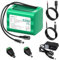 Palogreen 12.6V 5200mAh DC Batteria per 12V Apparecchi, con 2 Pezzi Cavo di Alimentazione DC per strisce LED, lettori MP3, router, DVD portatili, fotocamere, videocamera, DIY