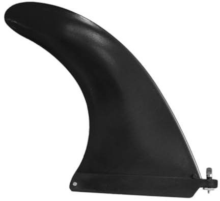 HONMEET Aleta Central para Tabla De Paddle Surf Hinchable 10 Pulgadas Negra con Tornillos Desmontable Divisor De Agua Accesorio para Deportes Acuáticos Paddle y Kayak