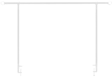 Besreey Support de table avec pinces, x 100 cm, réglable en métal, arche de table, arche de ballons, support de bannière, support pour tables, anniversaire, mariage, pique-nique, restaurant