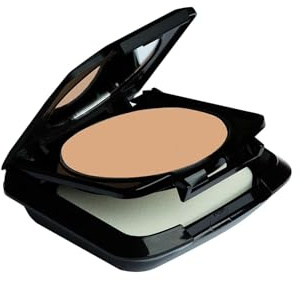 Palladio Dual Wet and Dry Foundation with sponge and Mirror, Squalane Infused, Apply Wet for Maximum Coverage or Dry for Light Finishing and Touchup, Minimizes Fine Line, All day Wear, Cypress Beige