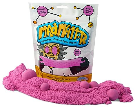 Mad Mattr - Kids Modeling Dough, 10oz (Pink) – Mess-Free Sensory Play to Reduce Screen Time – Dough Sticks to Itself, Not Carpet or Clothes – Non-Toxic, Never Dries Out, Ages 3+, Made in Sweden