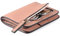 GAEKEAO Portefeuille Femme RFID Blocage Cuir Slim Porte Carte avec Fermeture éclair Poche à Monnaie, Petits Portefeuilles Femmes avec fenêtre d'identification