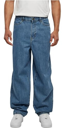 Urban Classics 90‘s Jeans Pantaloni, Light Blue Washed, 32 Uomo