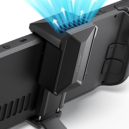 Ventola di Raffreddamento JSAUX per Steam Deck, Raffreddatore Steam Deck con Accessori per Steam Deck, Ventola di Raffreddamento Innovativa con Supporto Compatibile per Steam Deck-GP0201