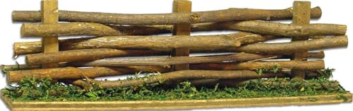 FADEDA Willow Fence, Height: 5 cm, Hand-painted, Detailed Nativity Scene Figures, Christmas Table Decoration, Nativity Accessories