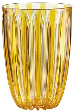 Guzzini - Bicchiere alto in bio-based plastic, giallo, DOLCEVITA