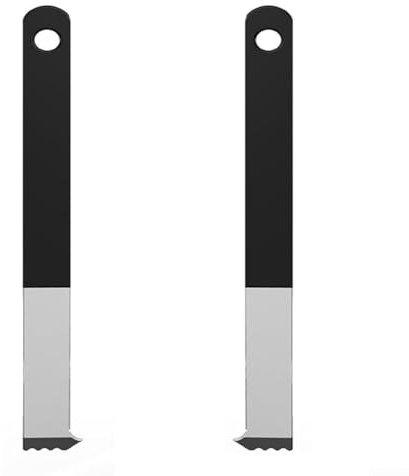 2Pcs Paver Pulling Tool with Gripper Slots and Joint Scraper Teeth for Easy Use
