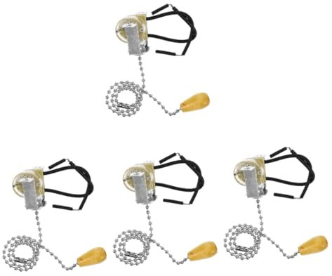 Mipcase 4 Pièces de fil léger de remplacement de lampe à chaîne pour lampe pièce d' pour lampe à tirette le fer