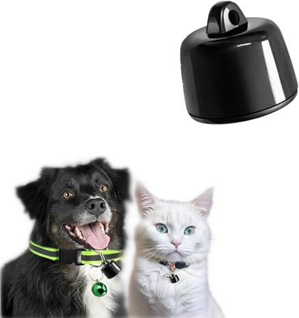 Mini Traceur GPS pour Chat & Chien, Suivi Mondial, sans Frais Supplémentaires, Compatible iOS & Android, Localisation Intelligente Dispositifs des Animaux et des Objets pour Tout Collier (1)